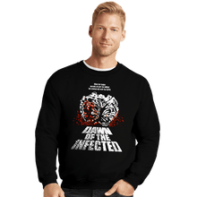 Load image into Gallery viewer, Daily_Deal_Shirts Crewneck Sweater, Unisex / Small / Black Dawn Of The Infected
