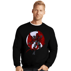 Daily_Deal_Shirts Crewneck Sweater, Unisex / Small / Black Xanatos