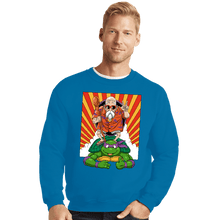 Load image into Gallery viewer, Daily_Deal_Shirts Crewneck Sweater, Unisex / Small / Sapphire Mutenroshi Ninja
