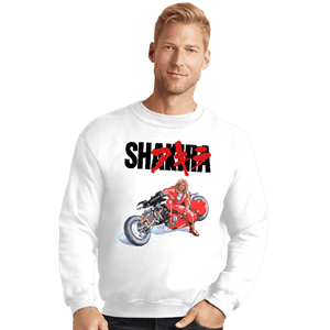 Daily_Deal_Shirts Crewneck Sweater, Unisex / Small / White Shakira