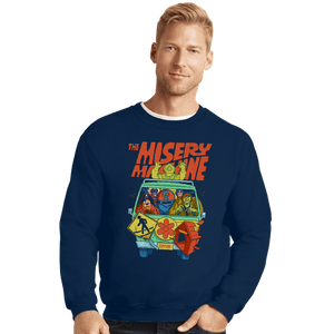Secret_Shirts Crewneck Sweater, Unisex / Small / Navy Misery Machine