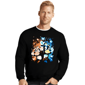 Daily_Deal_Shirts Crewneck Sweater, Unisex / Small / Black Tickle Crabs
