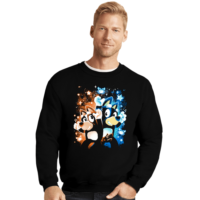 Daily_Deal_Shirts Crewneck Sweater, Unisex / Small / Black Tickle Crabs