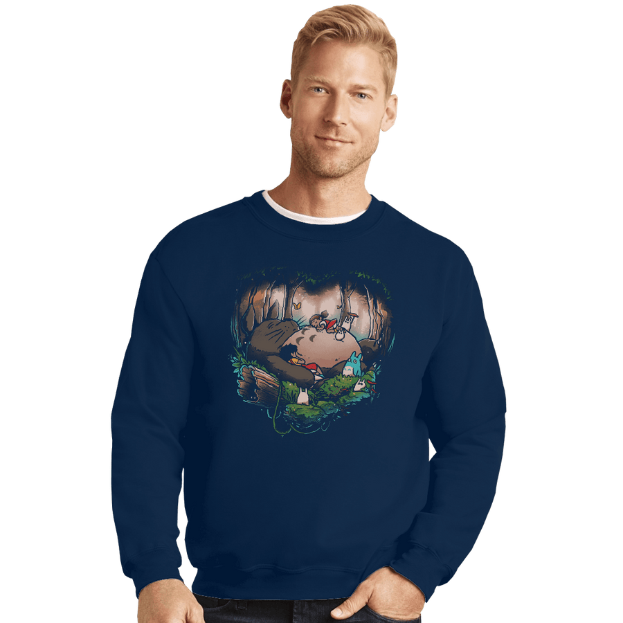 Shirts Crewneck Sweater, Unisex / Small / Navy Forest Dreamers