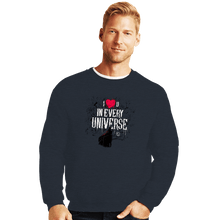 Load image into Gallery viewer, Secret_Shirts Crewneck Sweater, Unisex / Small / Dark Heather Universal Love
