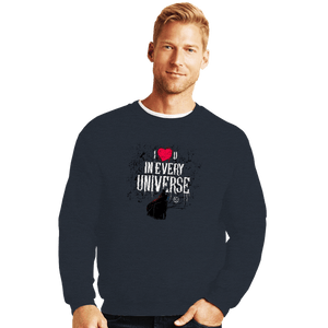 Secret_Shirts Crewneck Sweater, Unisex / Small / Dark Heather Universal Love