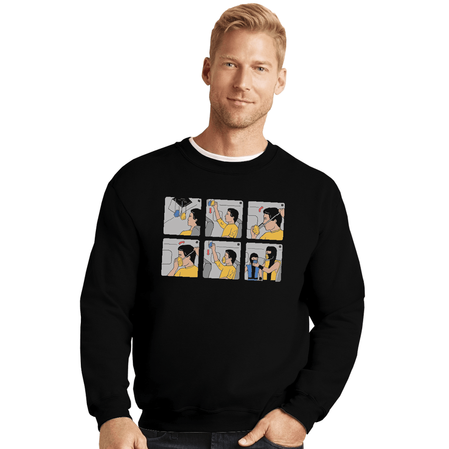 Shirts Crewneck Sweater, Unisex / Small / Black Emergency Kosplay