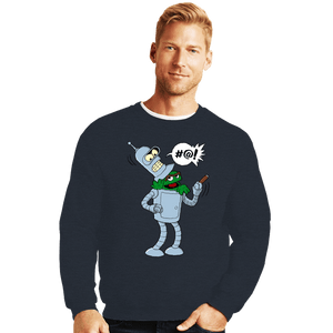 Daily_Deal_Shirts Crewneck Sweater, Unisex / Small / Dark Heather Cybersquatting