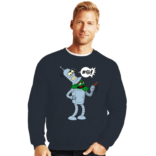 Daily_Deal_Shirts Crewneck Sweater, Unisex / Small / Dark Heather Cybersquatting
