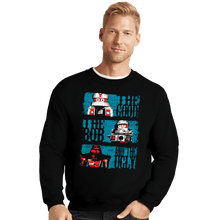 Load image into Gallery viewer, Daily_Deal_Shirts Crewneck Sweater, Unisex / Small / Black The Good, The Bob, And The Ugly
