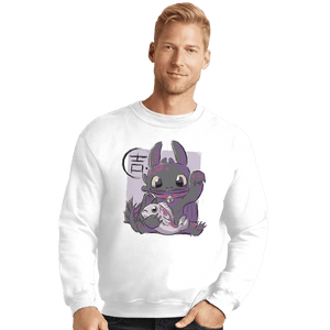 Shirts Crewneck Sweater, Unisex / Small / White Maneki Toothless