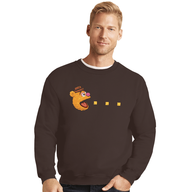 Shirts Crewneck Sweater, Unisex / Small / Dark Chocolate Wocka Wocka