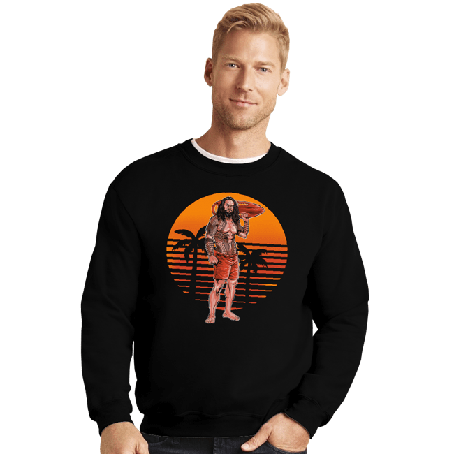 Daily_Deal_Shirts Crewneck Sweater, Unisex / Small / Black The Ultimate Baywatch
