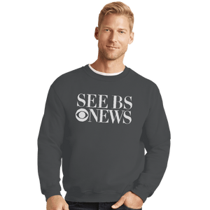 Shirts Crewneck Sweater, Unisex / Small / Charcoal See BS News