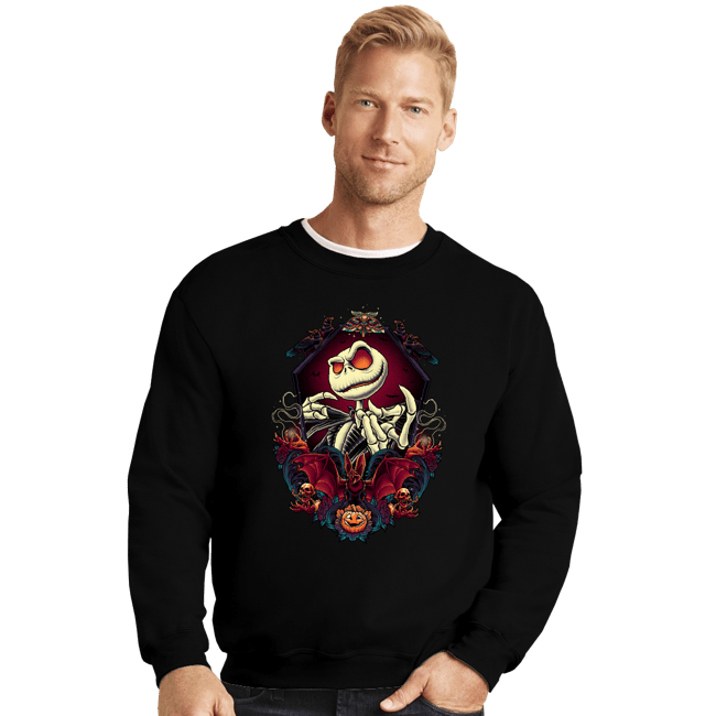 Shirts Crewneck Sweater, Unisex / Small / Black The Pumpkin King