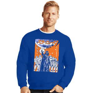 Daily_Deal_Shirts Crewneck Sweater, Unisex / Small / Royal Blue Vader JP