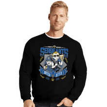Load image into Gallery viewer, Shirts Crewneck Sweater, Unisex / Small / Black Sergeant&#39;s British Bitter
