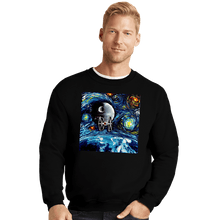 Load image into Gallery viewer, Last_Chance_Shirts Crewneck Sweater, Unisex / Small / Black Van Gogh Never Saw The Empire
