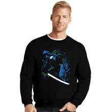 Load image into Gallery viewer, Daily_Deal_Shirts Crewneck Sweater, Unisex / Small / Black Leader Ninja
