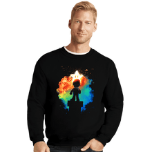 Load image into Gallery viewer, Daily_Deal_Shirts Crewneck Sweater, Unisex / Small / Black Soul Of The Stars
