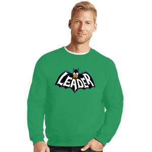 Daily_Deal_Shirts Crewneck Sweater, Unisex / Small / Irish Green Leader