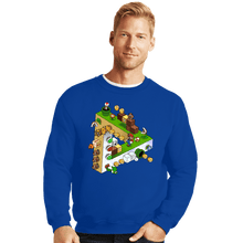 Load image into Gallery viewer, Daily_Deal_Shirts Crewneck Sweater, Unisex / Small / Royal Blue Impossible Platforms
