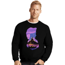 Load image into Gallery viewer, Daily_Deal_Shirts Crewneck Sweater, Unisex / Small / Black Rapunzel Shadow
