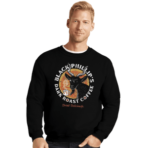 Shirts Crewneck Sweater, Unisex / Small / Black Phillip's Dark Roast