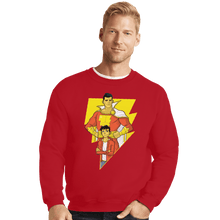 Load image into Gallery viewer, Shirts Crewneck Sweater, Unisex / Small / Red The True Captain
