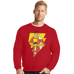 Shirts Crewneck Sweater, Unisex / Small / Red The True Captain