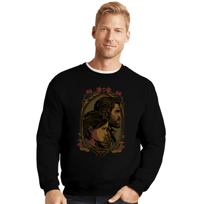 Daily_Deal_Shirts Crewneck Sweater, Unisex / Small / Black To Endure And Survive