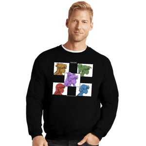 Daily_Deal_Shirts Crewneck Sweater, Unisex / Small / Black Dark Kingdom Days