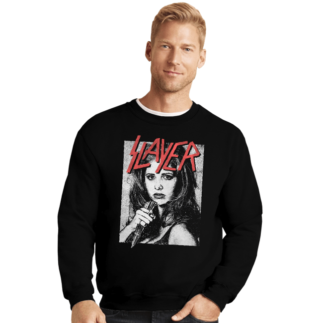 Secret_Shirts Crewneck Sweater, Unisex / Small / Black The Slayer