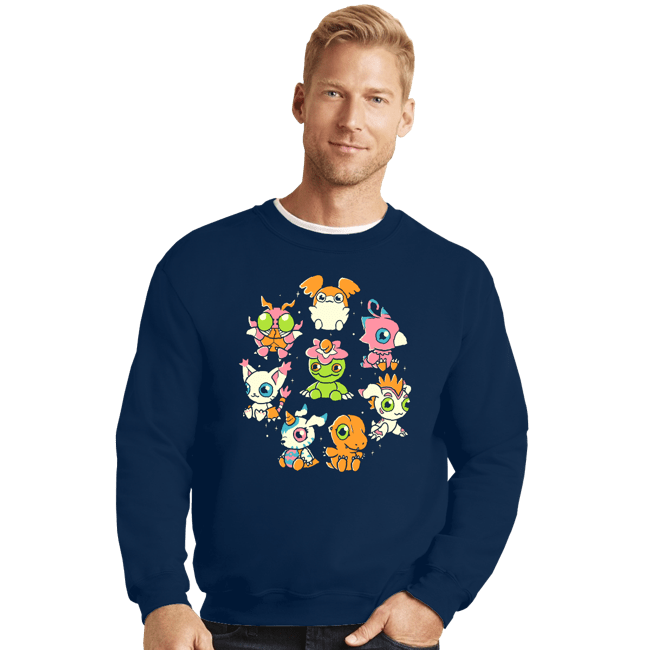 Secret_Shirts Crewneck Sweater, Unisex / Small / Navy Digi-Cute!