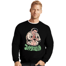 Load image into Gallery viewer, Daily_Deal_Shirts Crewneck Sweater, Unisex / Small / Black Jambalaya
