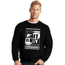 Load image into Gallery viewer, Shirts Crewneck Sweater, Unisex / Small / Black Cyberpunk Critical Hit

