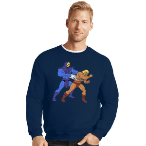 Shirts Crewneck Sweater, Unisex / Small / Navy Atomic Wedgie