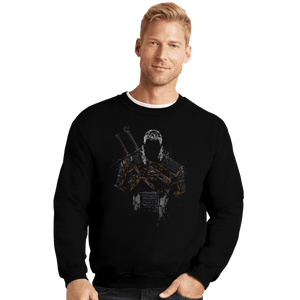 Shirts Crewneck Sweater, Unisex / Small / Black Wild Hunt