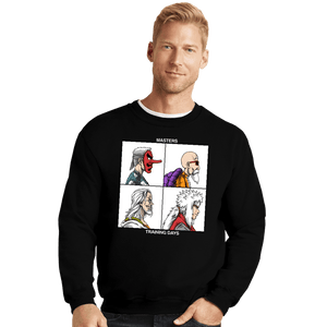 Daily_Deal_Shirts Crewneck Sweater, Unisex / Small / Black Training Days