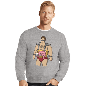 Shirts Crewneck Sweater, Unisex / Small / Sports Grey World's Best Villain