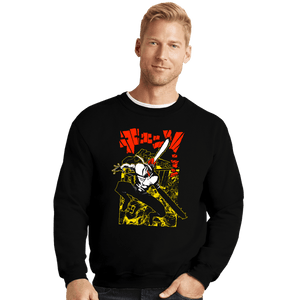 Secret_Shirts Crewneck Sweater, Unisex / Small / Black Chainsawman