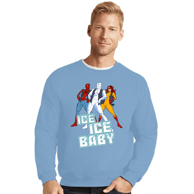 Daily_Deal_Shirts Crewneck Sweater, Unisex / Small / Powder Blue Amazing Friends