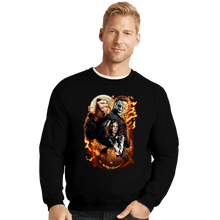 Load image into Gallery viewer, Secret_Shirts Crewneck Sweater, Unisex / Small / Black Legend Of Halloween
