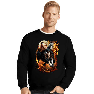 Secret_Shirts Crewneck Sweater, Unisex / Small / Black Legend Of Halloween