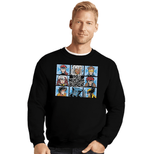 Shirts Crewneck Sweater, Unisex / Small / Black 90s Mutant Bunch