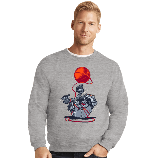 Secret_Shirts Crewneck Sweater, Unisex / Small / Sports Grey Cat-At Loves Yarn