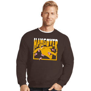 Secret_Shirts Crewneck Sweater, Unisex / Small / Dark Chocolate Hangover