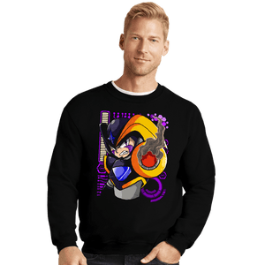 Secret_Shirts Crewneck Sweater, Unisex / Small / Black Bass