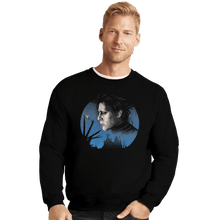 Load image into Gallery viewer, Shirts Crewneck Sweater, Unisex / Small / Black Scissored Gentleman
