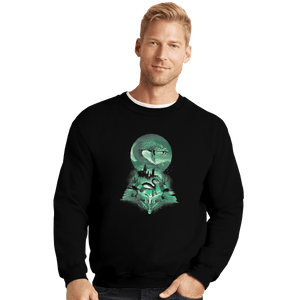 Shirts Crewneck Sweater, Unisex / Small / Black House Of Slytherin